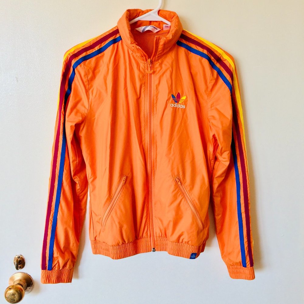Tangerine Adidas Grun Windbreaker